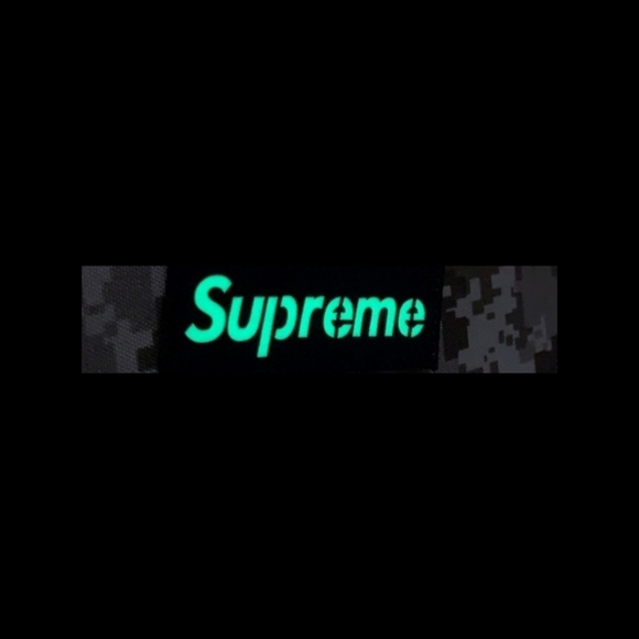 1  patchNOT SUPREME BRAND PATCH (glow in the dark) - Picture 3 of 4